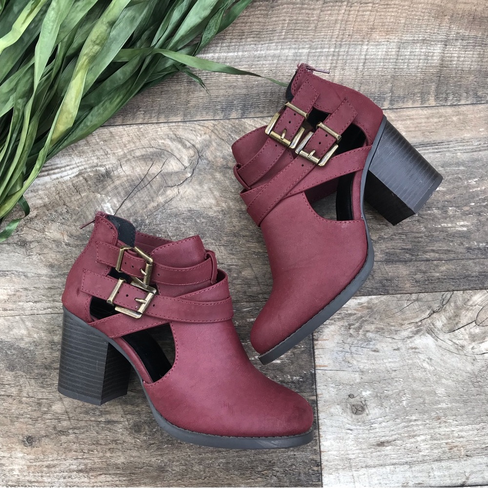 J Adams Pu Sammi Ankle Boots -7.5
